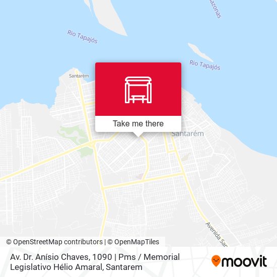 Mapa Av. Dr. Anísio Chaves, 1090 | Pms / Memorial Legislativo Hélio Amaral