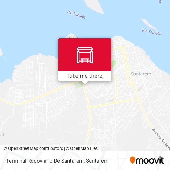 Terminal Rodoviário De Santarém map