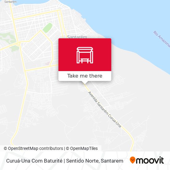 Mapa Curuá-Una Com Baturité | Sentido Norte