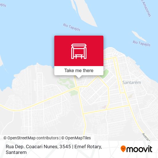 Mapa Rua Dep. Coacari Nunes, 3545 | Emef Rotary