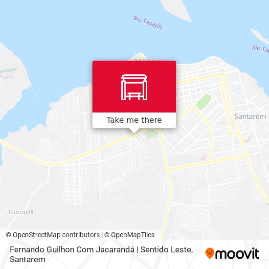 Mapa Fernando Guilhon Com Jacarandá | Sentido Leste