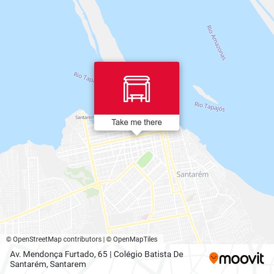 Av. Mendonça Furtado, 65 | Colégio Batista De Santarém map