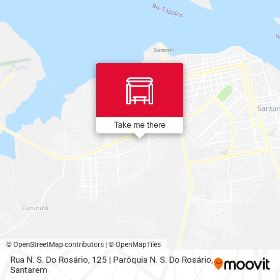 N.S. Do Rosário Com Bela Vista | Sentido Sul map