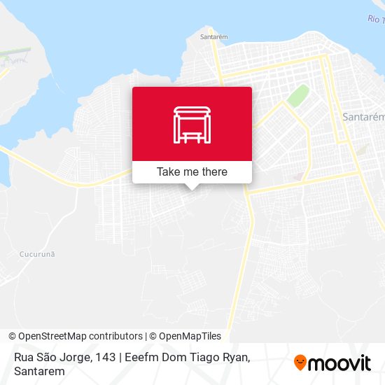 Mapa Rua São Jorge, 143 | Eeefm Dom Tiago Ryan