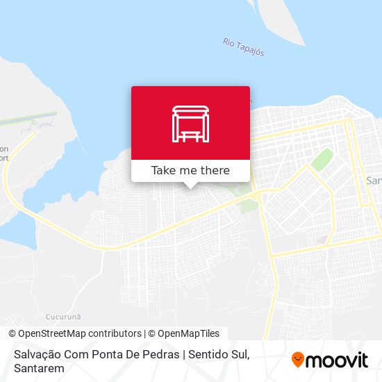 Salvação Com Ponta De Pedras | Sentido Sul map