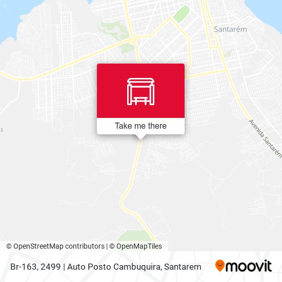 Mapa Br-163, 2499 | Auto Posto Cambuquira