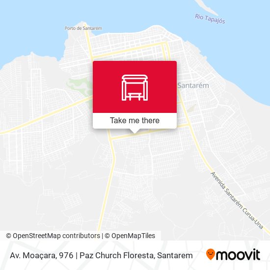 Mapa Av. Moaçara, 976 | Paz Church Floresta