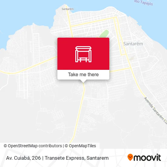 Mapa Av. Cuiabá, 206 | Transete Express
