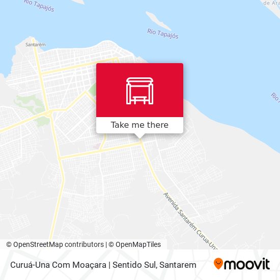 Curuá-Una Com Moaçara | Sentido Sul map