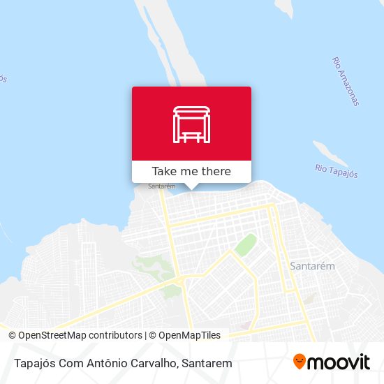 Tapajós Com Antônio Carvalho map