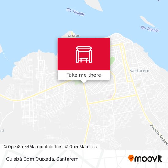 Cuiabá Com Quixadá map