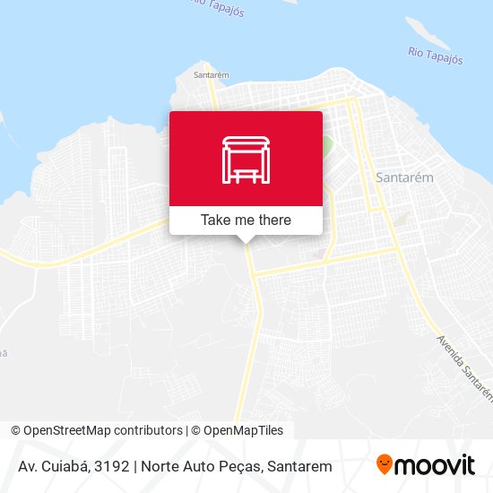 Mapa Av. Cuiabá, 3192 | Norte Auto Peças