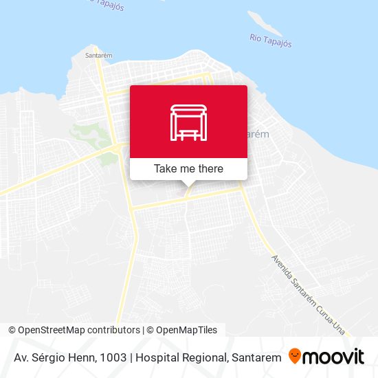 Av. Sérgio Henn, 1003 | Hospital Regional map