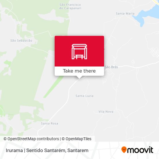 Irurama | Sentido Santarém map