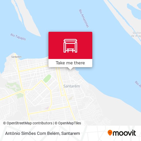 Antônio Simões Com Belém map