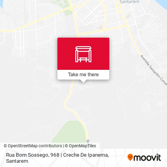 Mapa Rua Bom Sossego, 968 | Creche De Ipanema