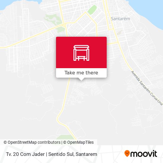Mapa Tv. 20 Com Jader | Sentido Sul