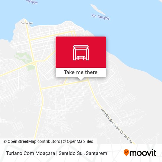 Turiano Com Moaçara | Sentido Sul map