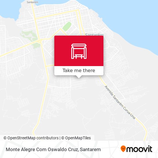 Monte Alegre Com Oswaldo Cruz map