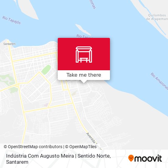 Indústria Com Augusto Meira | Sentido Norte map