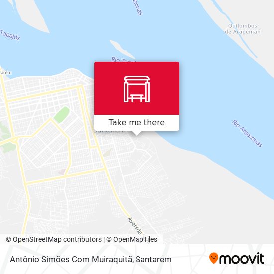 Antônio Simões Com Muiraquitã map