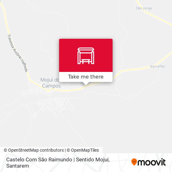 Castelo Com São Raimundo | Sentido Mojuí map