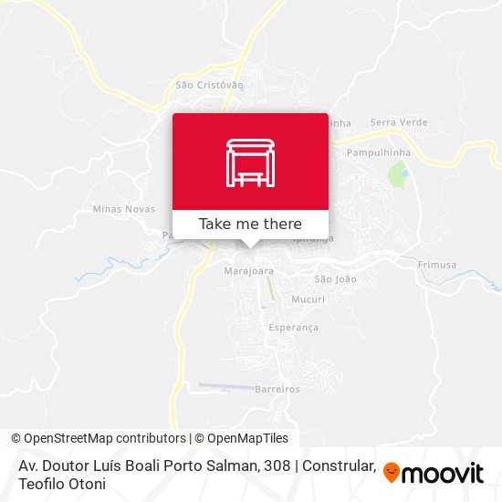 Mapa Av. Doutor Luís Boali Porto Salman, 308 | Constrular