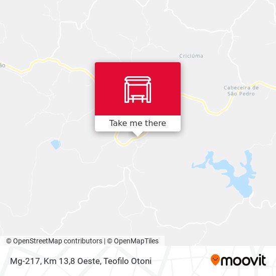 Mapa Mg-217, Km 13,8 Oeste