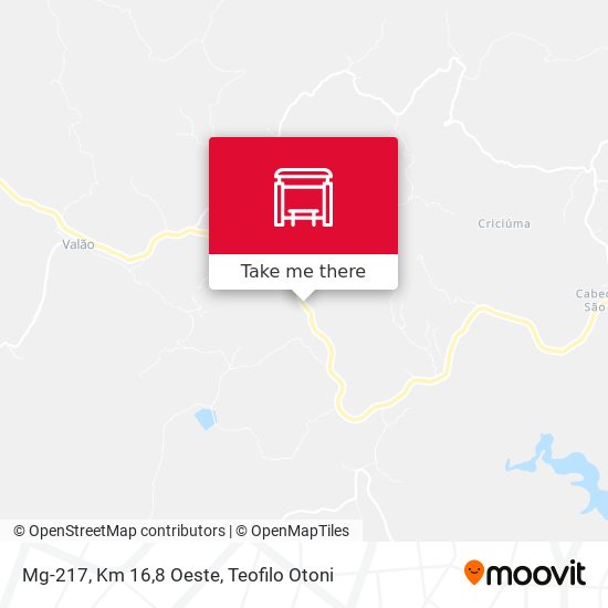 Mg-217, Km 16,8 Oeste map