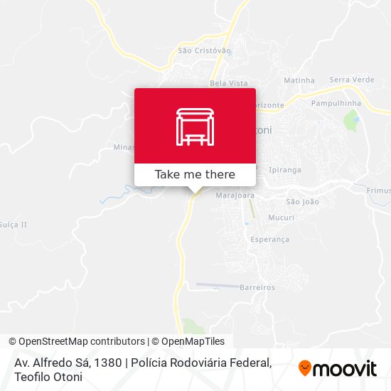 Av. Alfredo Sá, 1380 | Polícia Rodoviária Federal map