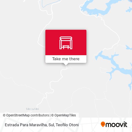 Estrada Para Maravilha, Sul map