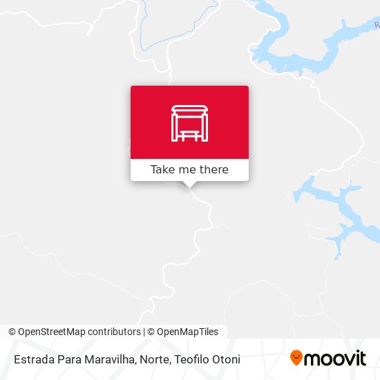 Estrada Para Maravilha, Norte map
