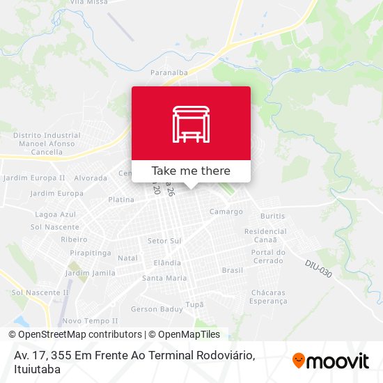 Av. 17, 355 Em Frente Ao Terminal Rodoviário map