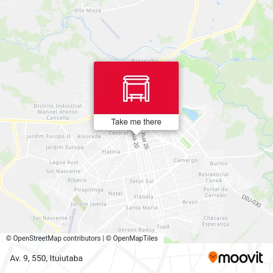 Av. 9, 550 map
