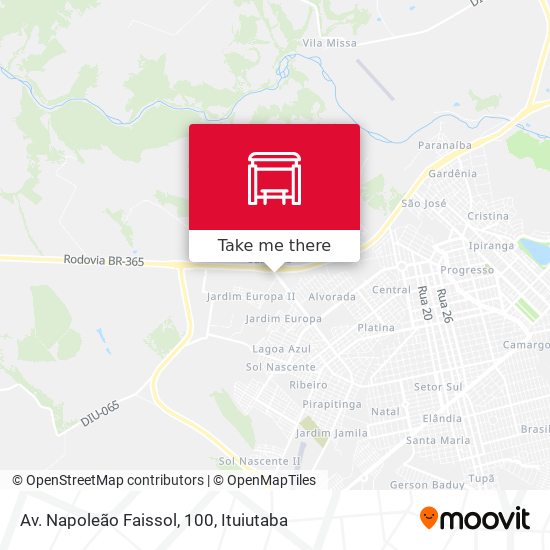 Av. Napoleão Faissol, 100 map