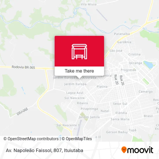 Mapa Av. Napoleão Faissol, 807