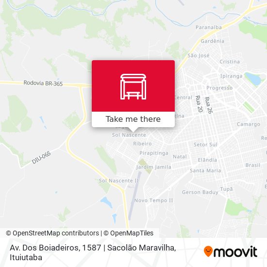 Av. Dos Boiadeiros, 1587 | Sacolão Maravilha map