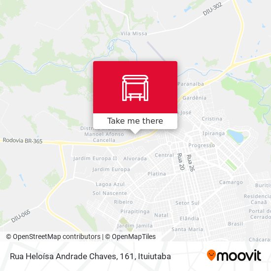 Rua Heloísa Andrade Chaves, 161 map