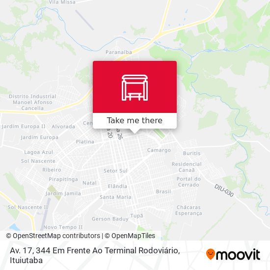 Av. 17, 344 Em Frente Ao Terminal Rodoviário map