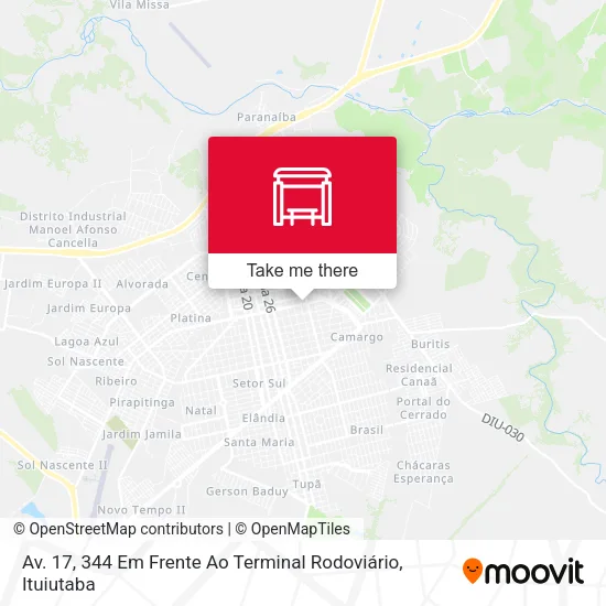 Av. 17, 344 Em Frente Ao Terminal Rodoviário map