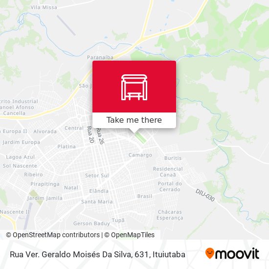 Rua Ver. Geraldo Moisés Da Silva, 631 map