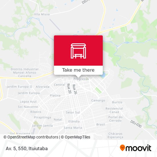 Av. 5, 550 map