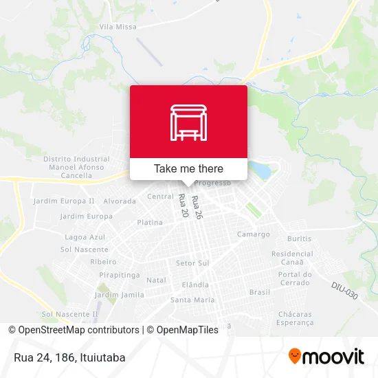 Rua 24, 186 map