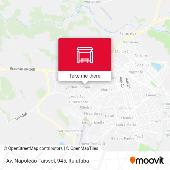 Mapa Av. Napoleão Faissol, 945
