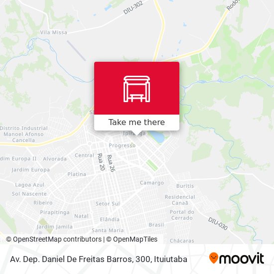 Av. Dep. Daniel De Freitas Barros, 300 map