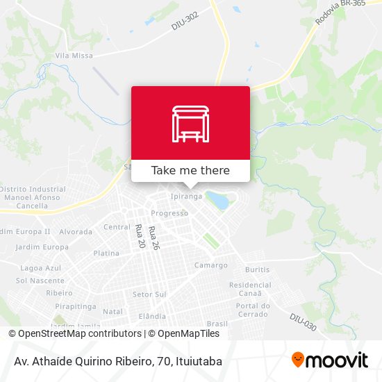 Av. Athaíde Quirino Ribeiro, 70 map