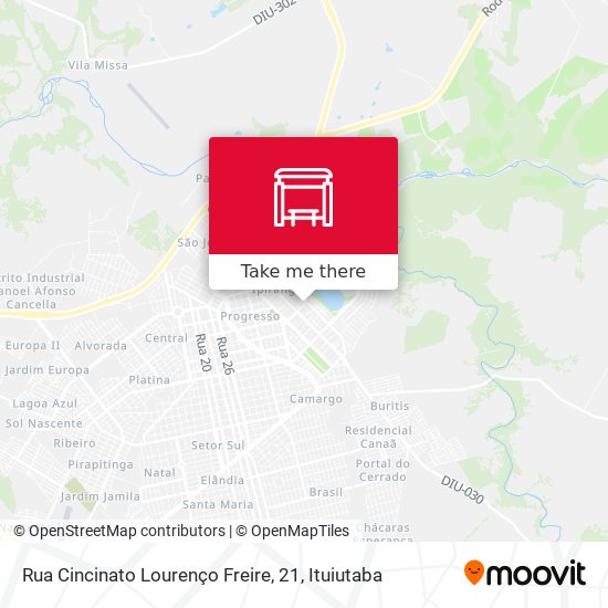 Rua Cincinato Lourenço Freire, 21 map