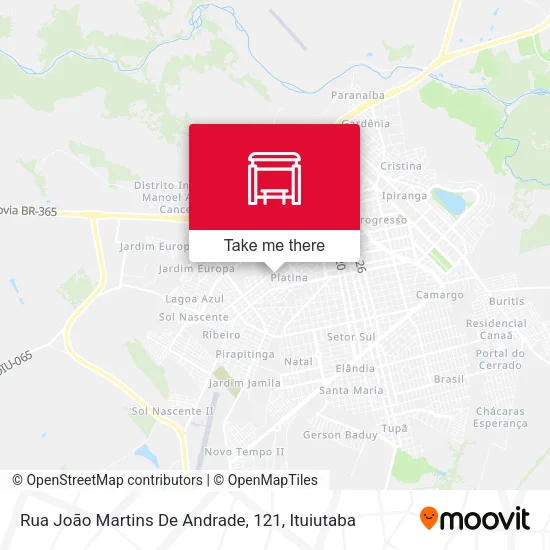Rua João Martins De Andrade, 121 map