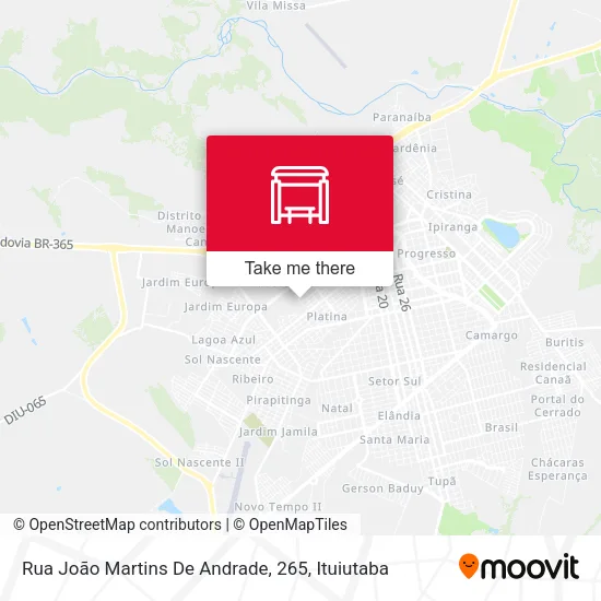 Rua João Martins De Andrade, 265 map