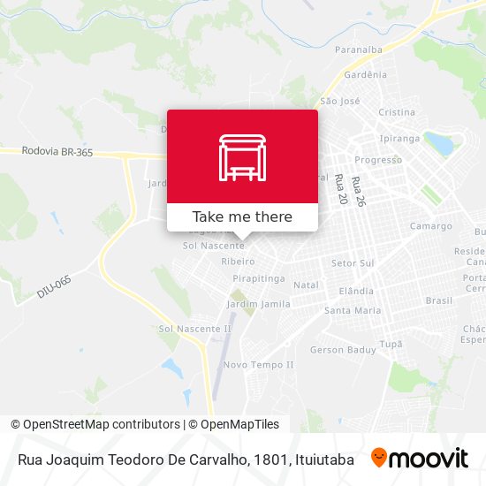 Rua Joaquim Teodoro De Carvalho, 1801 map